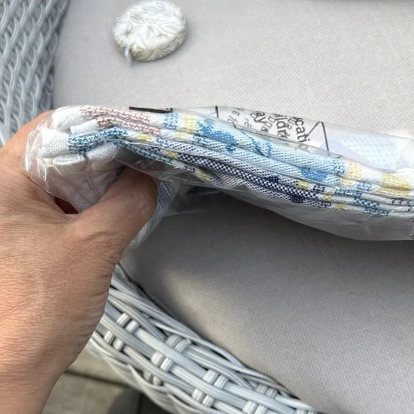 Anthropologie Mediterranean Blue and White Dish Towels - Picture 10 of 12